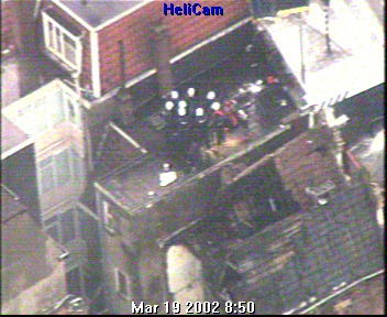 beeld uit de politiehelicopter