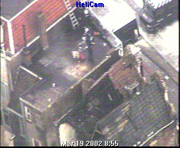 beeld uit de politiehelicopter