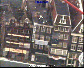 beeld uit de politiehelicopter